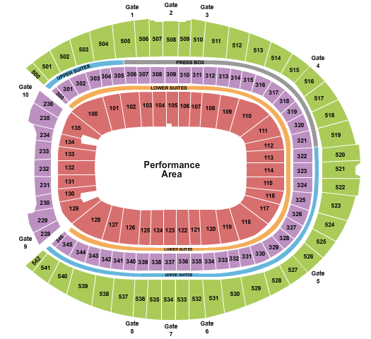 Empower Field At Mile High Monster Jam Seating Chart